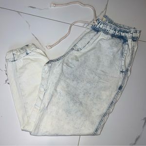 Denim looking joggers